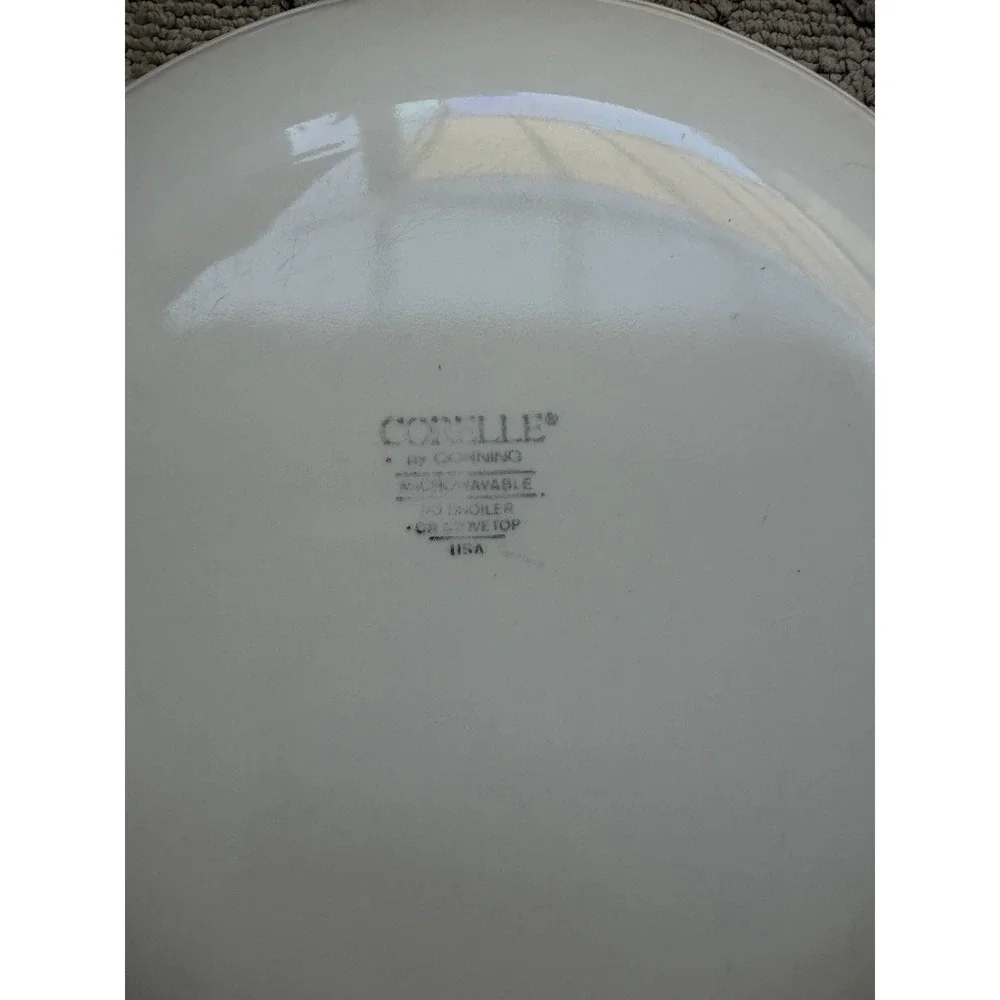 Corelle Colonial Blue Pink Ring Dinner Plate-set of 3